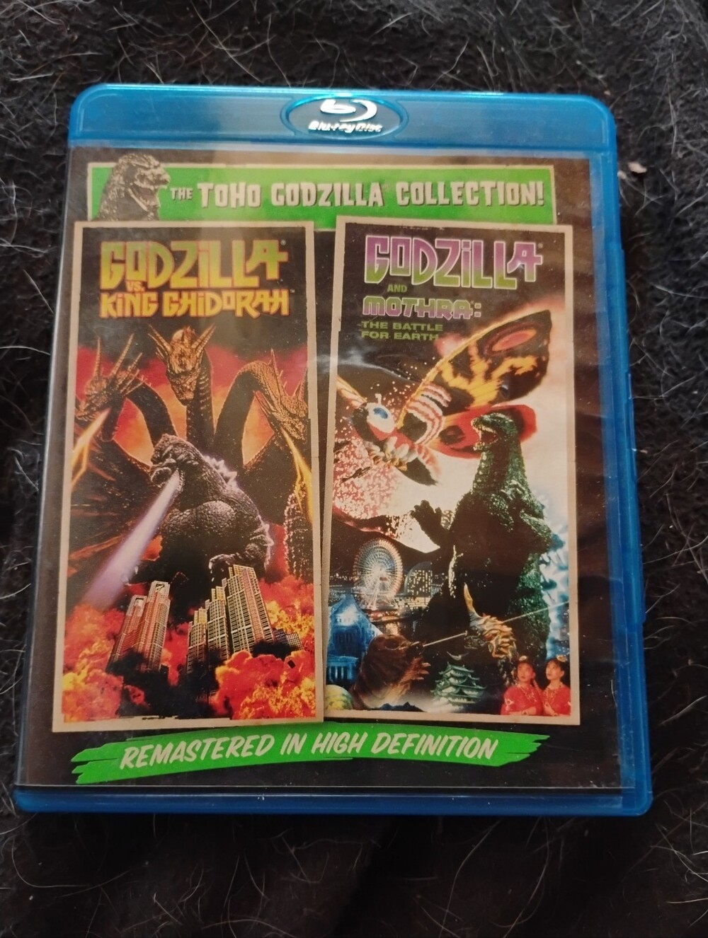 Godzilla Vs King Ghidorah and Godzilla And Mothra The Battle For Earth Blu-ray